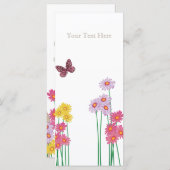 Garden Party Collectie Program Rack Kaart (Voorkant / Achterkant)