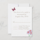 Garden Party Collectie RSVP Kaartje (Achterkant)