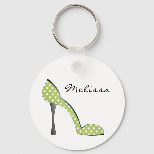Garden Party Dot Shoe Sleutelhanger (Voorkant)