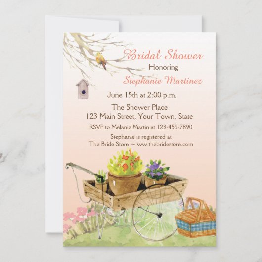 Garden Party Kaart (Voorkant)