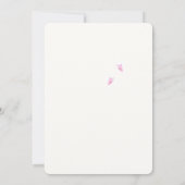 GARDEN PARTY PREMIER ANNIVERSAIRE INVITATION (Dos)