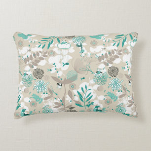 Garden Pattern Accent Kussen