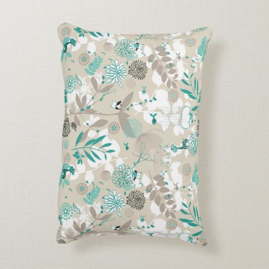 Garden Pattern Accent Kussen (Achterkant (Verticaal))