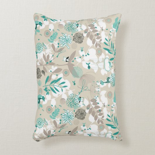 Garden Pattern Accent Kussen (Voorkant(Verticaal))