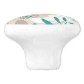 Garden Pattern Keramische Knop (Zijkant)