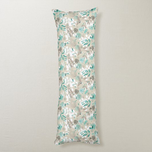Garden Pattern Lichaamskussen (Achterkant (Verticaal))