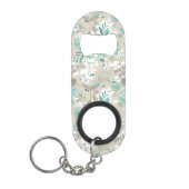 Garden Pattern Sleutelhanger Flessenopener (Voorkant)
