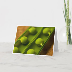 Garden Peas Wenskaart Kaart