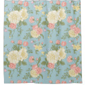 Garden Peony Floral Pattern Douchegordijn (Voorkant)