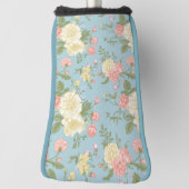 Garden Peony Floral Pattern Golfheadcover (Draai 90)