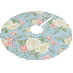 Garden Peony Floral Pattern Kerstboom Rok