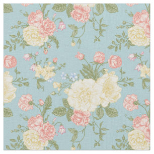 Garden Peony Floral Pattern Stof