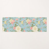 Garden Peony Floral Pattern Yogamat (Voorkant (horizontaal))