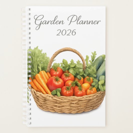 🥕🍅 Garden Planner 2026 🌱📔 (Devant)