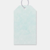 Garden Planter met regenboog en klaver Dank u Cadeaulabel (Achterkant)