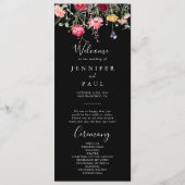 Garden Programme de mariage Fleur sauvage multicol (Devant)