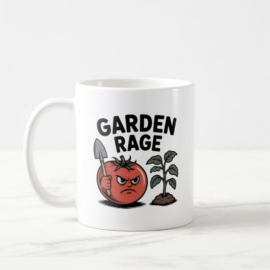 Garden Rage Mug – Funny Gift for Gardeners (Gauche)