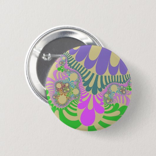 Garden Rainbow Mod Ronde Button 5,7 Cm (Voorkant /achterkant)