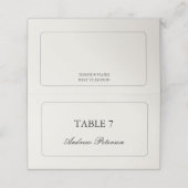 Garden Romantic Minimalist Elegant Wedding (Buitenkant ongevouwen)