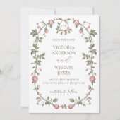Garden Sage Green Enregistrer La Date Invitation (Devant)