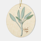 Garden Sage Herb Ornament (Links)
