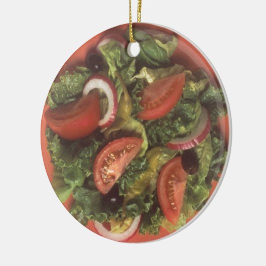 Garden Salad Keramisch Ornament (Links)