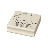 Garden Saved Seeds Bijen Design Rubberstempel (Stempel)