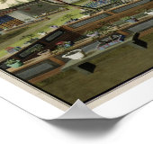 Garden Scene, c.1820-40 (m/c op papier) 4 Poster (Hoek)