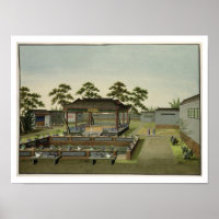 Garden Scene, c.1820-40 (m/c op papier) 4