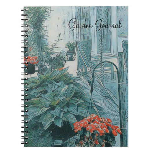 Garden Scene Journal Notitieboek (Voorkant)