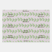 Garden Seed Packet Birthday Inpakpapier Vel (Voorkant 3)