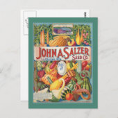 Garden Seed Packet Post Card Briefkaart (Voorkant / Achterkant)