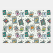 Garden Seed Packs Papieren Set van 3 Inpakpapier Vel (Voorkant 3)