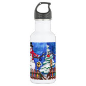 Garden Snowman Waterfles (Voorkant)