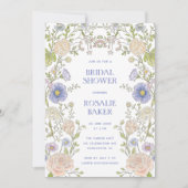 Garden Spring Floral  Bridal Shower Kaart (Voorkant)