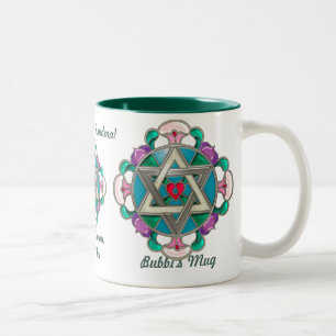 Garden Star (gepersonaliseerde mok) Tweekleurige Koffiemok