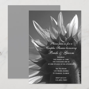 Garden Sunflower Couples Wedding Shower Kaart