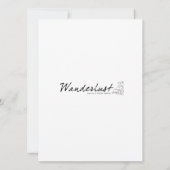 Garden Theme Uitnodiging (Achterkant)