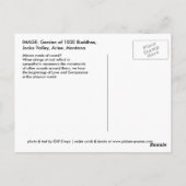 GARDEN VAN 1000 BUDDHAS BRIEFKAART (Achterkant)