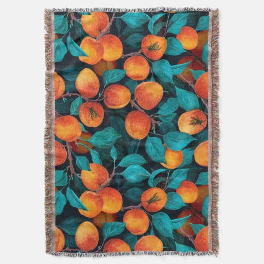 Garden van abrikozen 2 deken (Voorkant Verticaal)