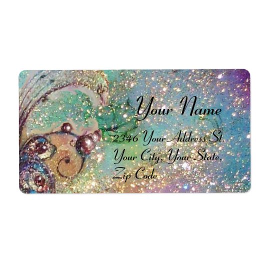 GARDEN VAN DE VERLORENDE SCHADEN, blauw, goudgeel, Etiket (Voorkant)