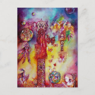 GARDEN VAN DE VERLORENDE SCHADEN BRIEFKAART