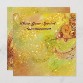 GARDEN VAN DE VERLORENDE SCHADOWS / BUTTERFLY MONO AANKONDIGING (Voorkant / Achterkant)