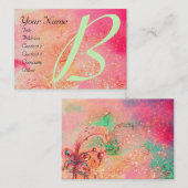 GARDEN VAN DE VERLORENDE SCHADOWS - BUTTERFLY MONO VISITEKAARTJE (Voorkant / Achterkant)