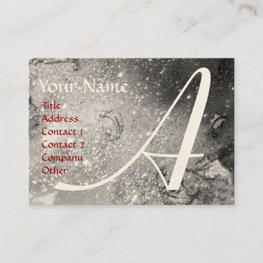 GARDEN VAN DE VERLORENDE SCHADOWS - BUTTERFLY MONO VISITEKAARTJE (Voorkant)