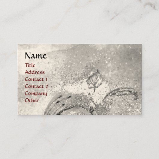 GARDEN VAN DE VERLORENDE SCHADOWS BUTTERFLY MONOGR VISITEKAARTJE (Voorkant)