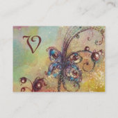 GARDEN VAN DE VERLORENDE SCHADOWS BUTTERFLY MONOGR VISITEKAARTJE (Achterkant)