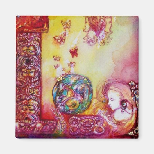 GARDEN VAN DE VERLORENDE SCHADOWS - FAERY EN BUTTE MAGNEET (Voorkant)