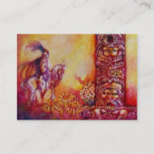 GARDEN VAN DE VERLORENDE SCHADOWS / KNIGHT EN HORS VISITEKAARTJE (Achterkant)