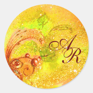 GARDEN VAN DE VERLORENDE SCHADOWS - MONOGRAM RONDE STICKER